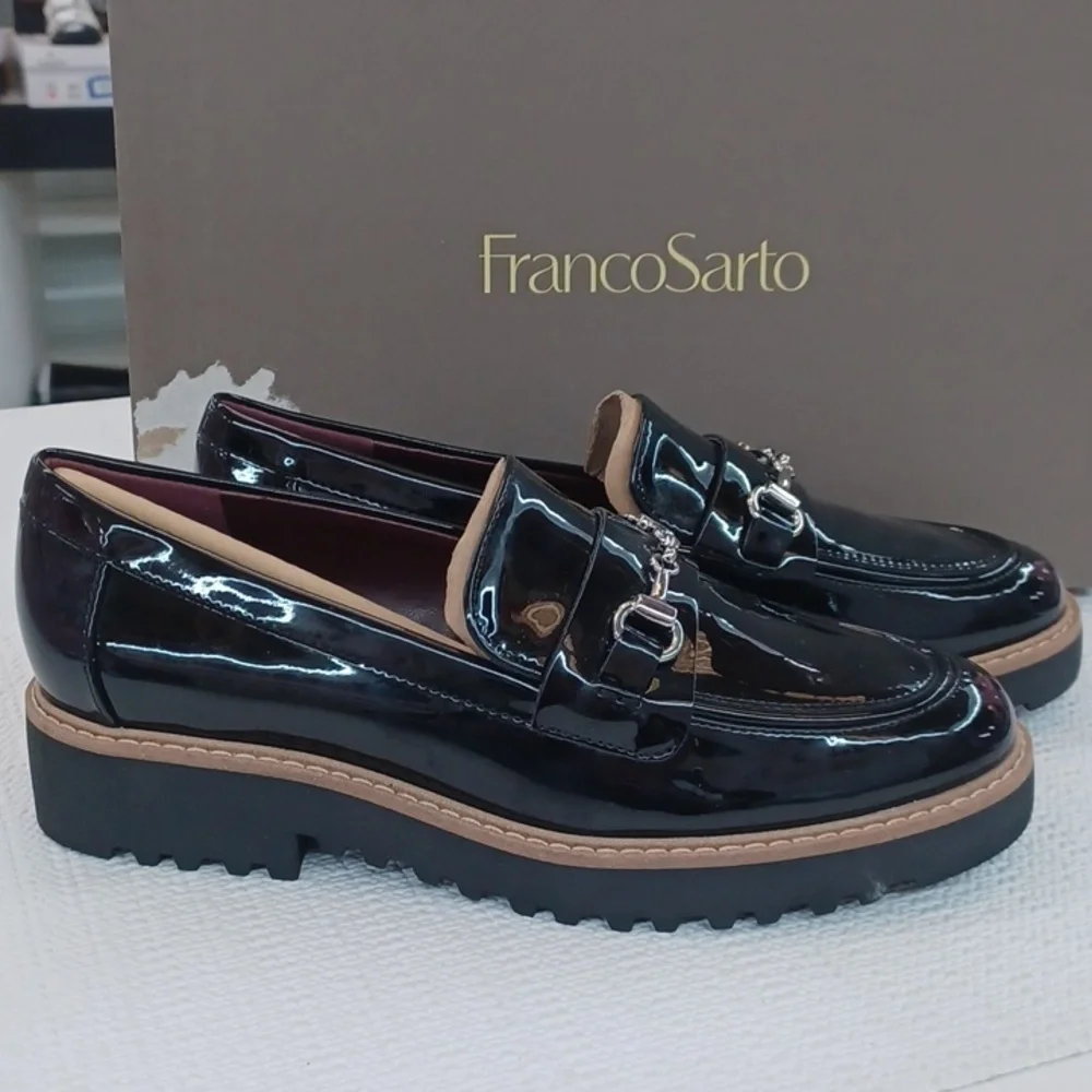 Franco Sarto Collette Patent Loafer NIB